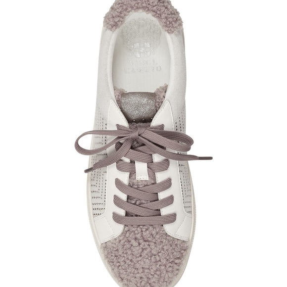 Vince Camuto Shoes - VINCE CAMUTO MYRALYN LEATHER SNEAKERS SCUFFED WHITE SIZE 9.5 NEW IN BOX